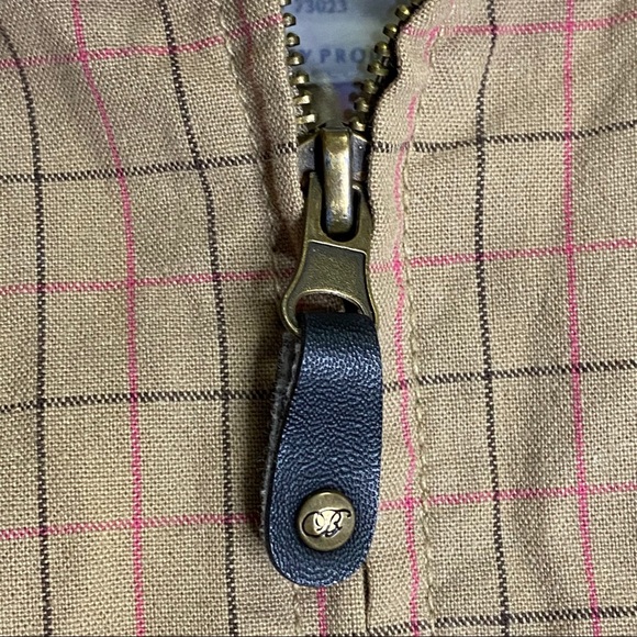 Bluenotes Plaid Utility Jacket Sz L zip up - Picture 4 of 14